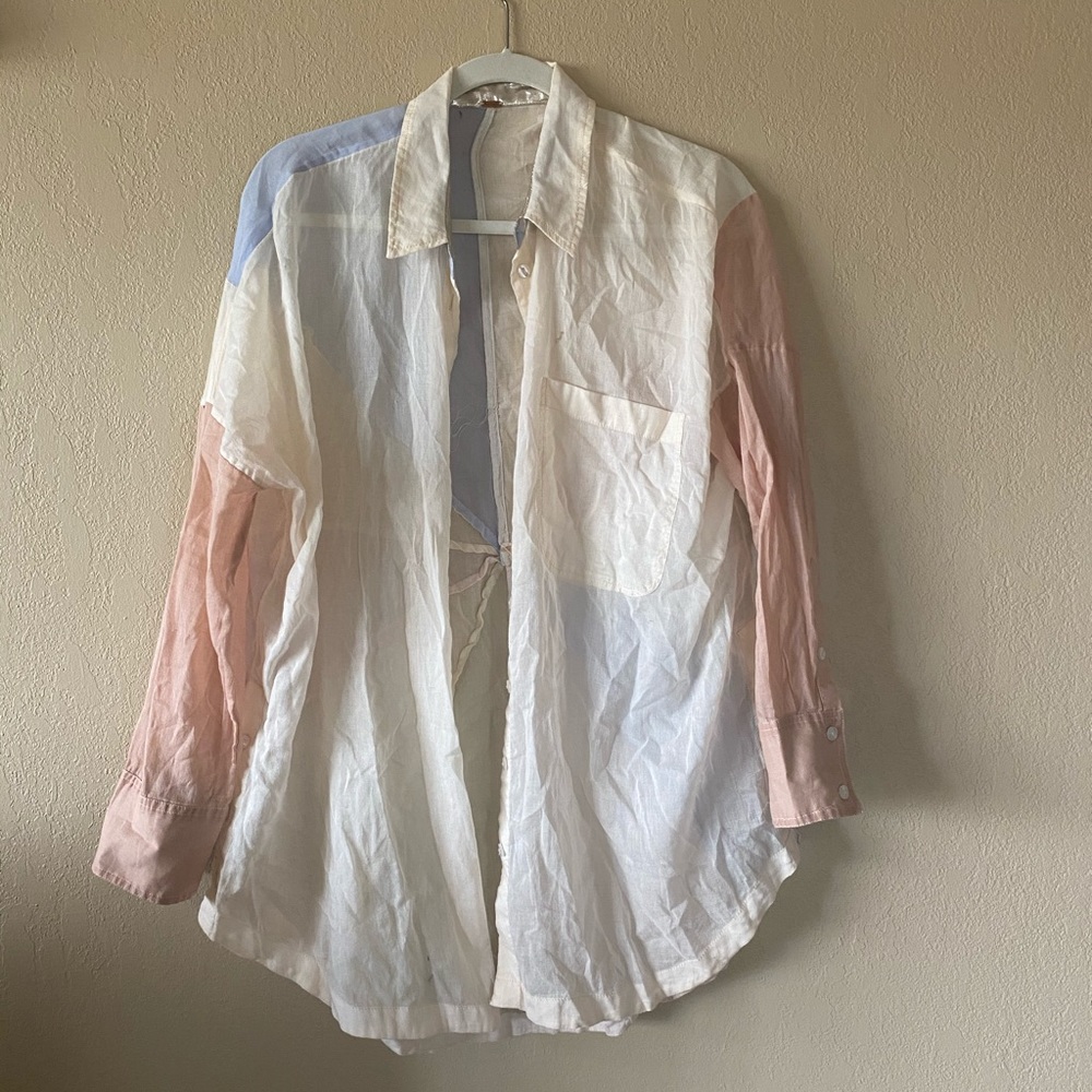Free People button down